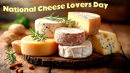 January 20th - National Cheese Lovers Day. Ai generated.
