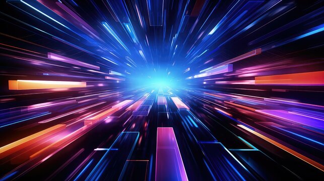 technology abstract innovation background illustration design digital, futuristic idea, imagination progress technology abstract innovation background