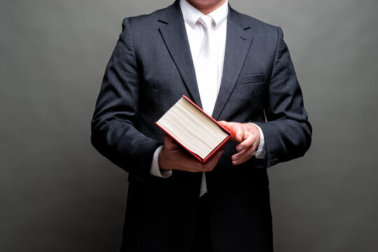 german lawyer with a book