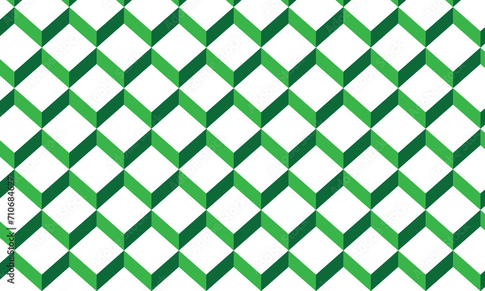 Poster abstract seamless geometric green wave line pattern.