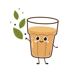 Indian hot drink vector. Indian chai icon. Chai is Indian drink. Kerala tea shop illustration vector eps. Indian Kerala roadside. Kerala tea shop line drawing. Kerala Old.