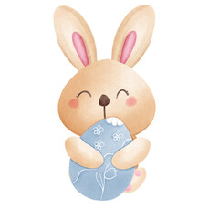 Obraz premium easter bunny with egg