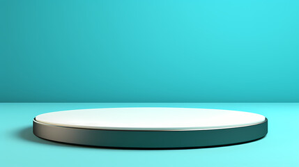 Modern round product advertising podium, booth, stage, product background, promotional event background