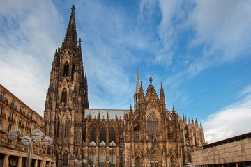 Fototapeta na wymiar Germany, Cologne, the famous cathedral, Kolner Dom