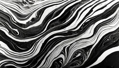 luxury black white art in eastern style natural pattern the ancient art of japanese marbling gouache painting can be used as a trendy background 