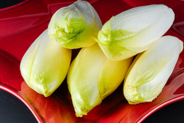 endives sur une assiette
