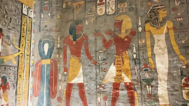 Tomb KV16 in the Egyptian Valley of the Kings, in the Theban necropolis, Egypt, Luxor.