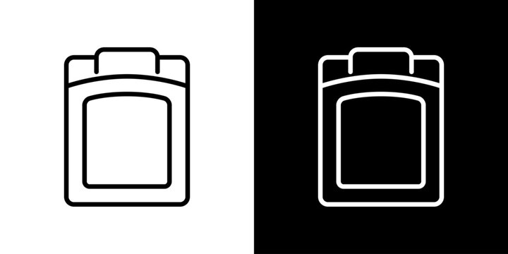 シンプルな布団アイコン