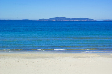 beautiful scene of agean sea