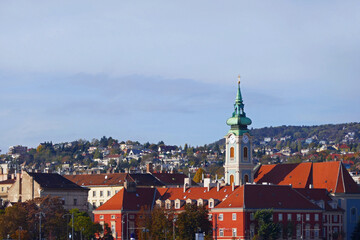Obraz premium Kirche des verwundeten Franziskus in Budapest