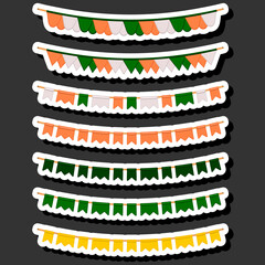 Beautiful illustration on theme of celebrating annual holiday St. Patrick's Day