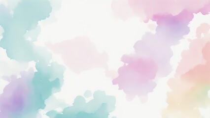 Pastel Watercolor brush stroke Clipart Background