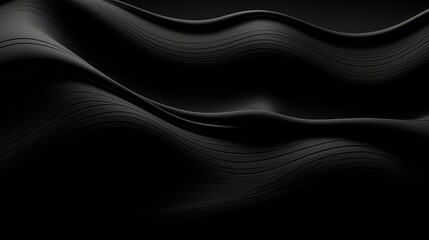 Dynamic black wavy background with textured pattern for graphic design and presentations