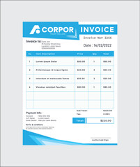invoice template modern for professionals