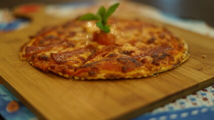 pizza, marguerita, comida, quente