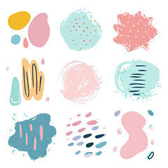 free vector set free hand doodle shape