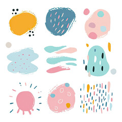 free vector set free hand doodle shape
