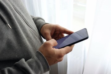 Person Using Smartphone