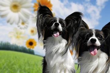 The Papillon, also called Continental Toy Spaniel derives its name from the characteristic...