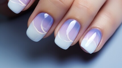 Beautiful manicure on female hands