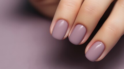 Beautiful manicure on female hands