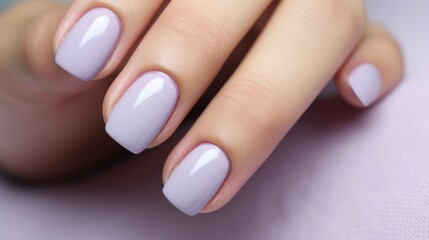 Beautiful manicure on female hands