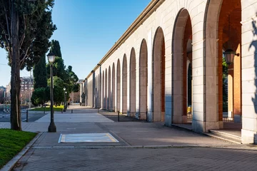 Foto op Canvas Arches of the new ministry buildings on the Paseo de la Castellana in Madrid, Spain. © josemiguelsangar