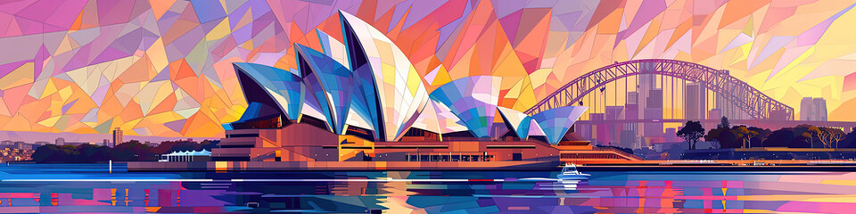 Sydney Opera Splendor - Ultradetailed Illustration for Banners, Covers, and More