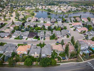 Briarwood Neighborhood Aerial View in Saskatoon