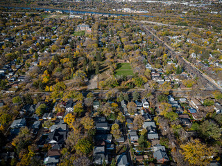 Buena Vista Neighborhood Aerial View in Saskatoon