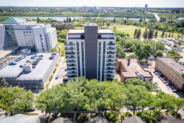 City Park Neighborhood Aerial View in Saskatoon