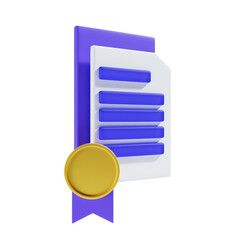 Obraz premium reward file icon