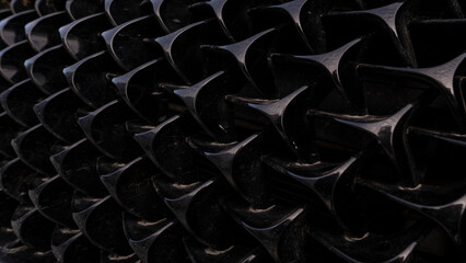 Abstract texture of car radiator grille.