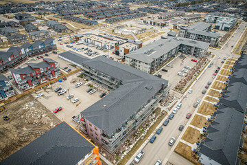 Evergreen Neighborhood Aerial View in Saskatoon