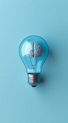 Brain-Infused Light Bulb, Illuminating Intelligence Within