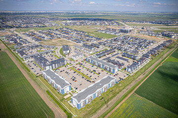 Evergreen Neighborhood Aerial View in Saskatoon