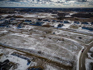 Grasswood Estates Aerial View in Saskatoon