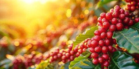 Coffee beans. for making favourites drink. Generative AI.	