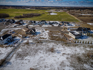 Grasswood Estates Aerial View in Saskatoon