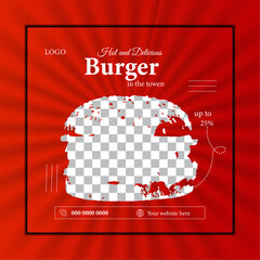 Creative social media poster design, Modern social media poster design.