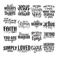 Fototapeta premium Christian Svg Design Bundle