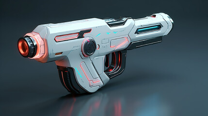little mini laser pistol, small, sci - fi, space opera, realistic