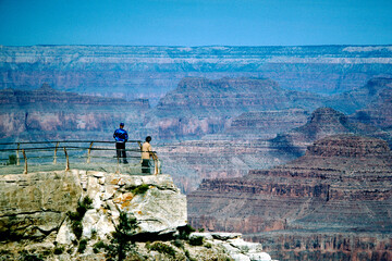 Aerial view of the Grand Canyon from the South Rim, Arizona, USA