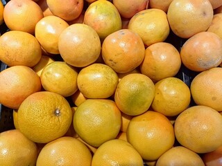 Grapefruit in the supermarket .