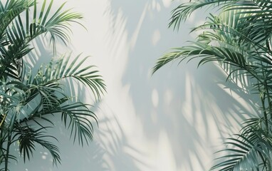 palm tree tree wall abstract