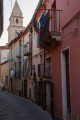 Historic buildings of Potenza, Basilicata, italy