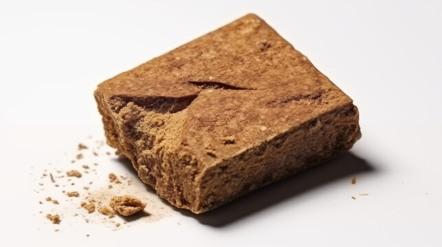 Hash cannabis - Hashish cannabis pollen - ketama - cannabis resin - Generative AI	