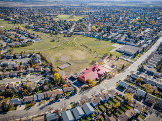 Silverwood Heights Neighborhood from Above - Saskatoon Aerial Insight