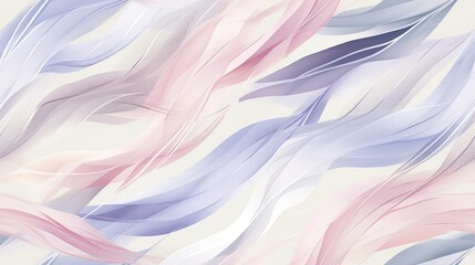  a close up of a pink, blue, and white background with a pattern of feathers on a white background.