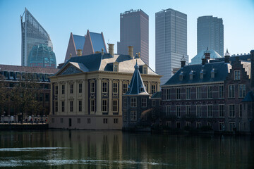 Scenic view of Mauritshuis in The Hague, Netherlands.